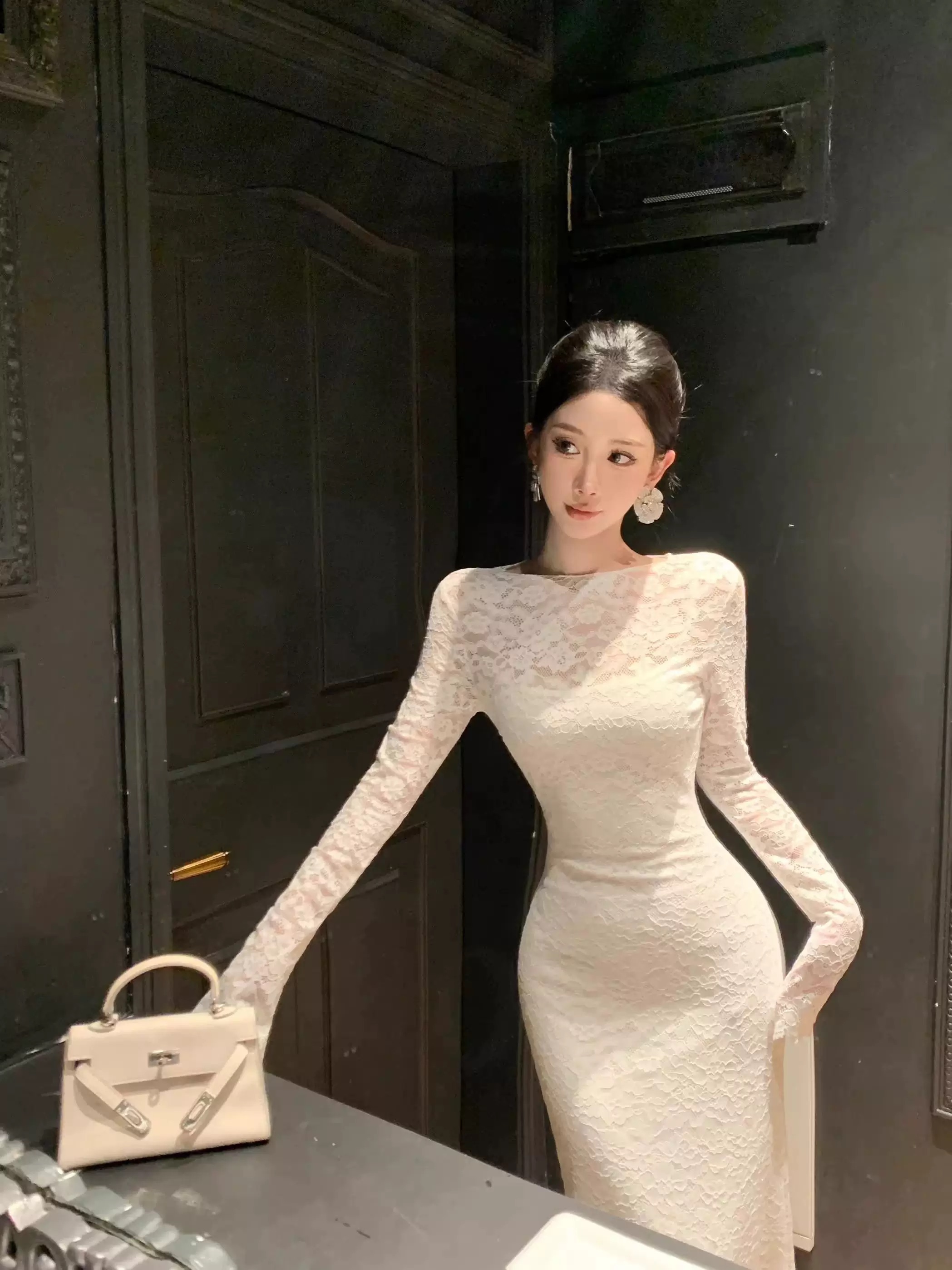 Meet my expectations lace dress FBC411 images